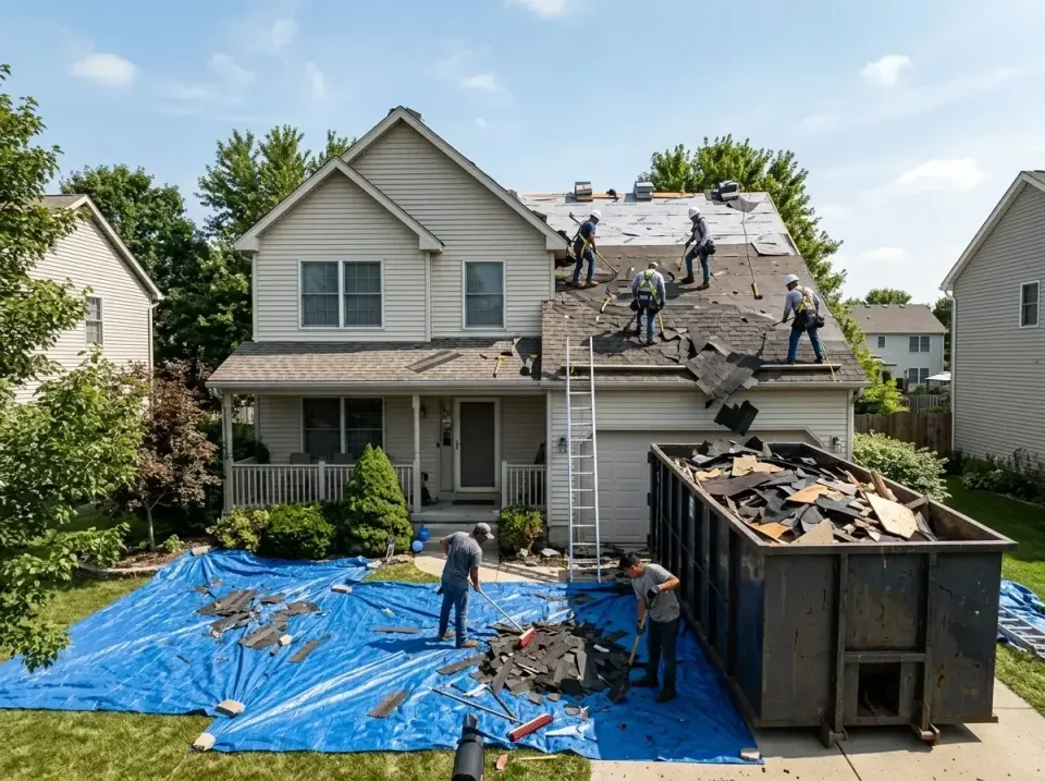 roof-replacement-debris-remova-004 — frequently asked questions, Cheapest Dumpster Rentals in Bear Creek Ranch, TX